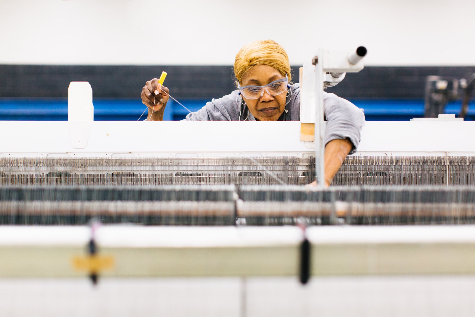 woman working in weaving plant 3